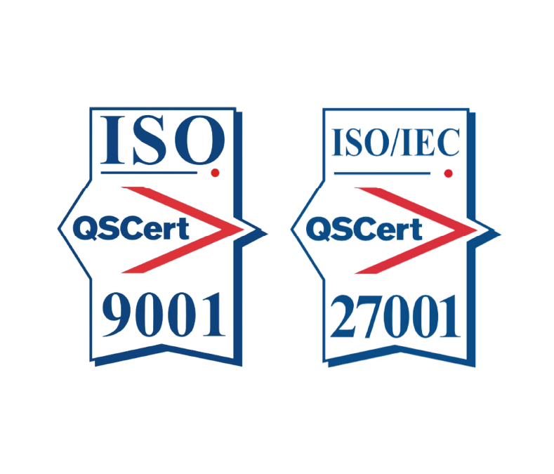 DCD ISO Certificates - information security iso 27001 & quality management ISO 9001 